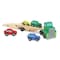 Melissa & Doug Car Carrier Truck + Cars Wooden Toy Set 4096 - alternate 3